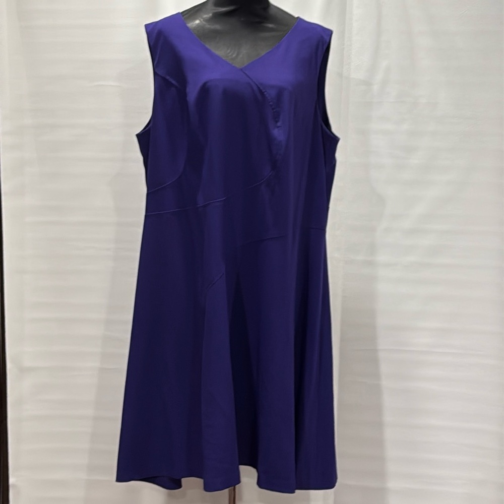 Calvin Klein sleeveless dress, color purple
 Size 22W